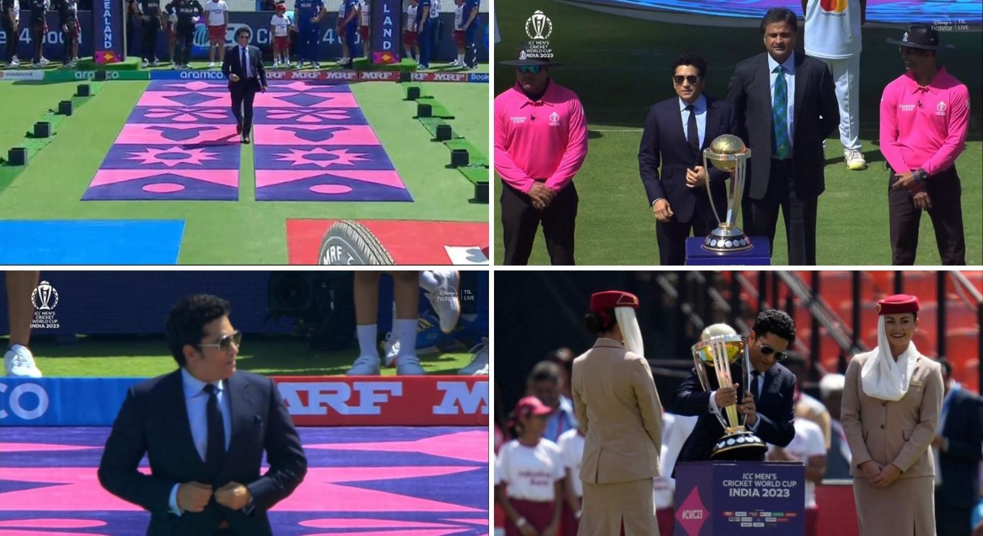 Sachin Tendulkar is the ICC's global ambassador for the 2023 World Cup.